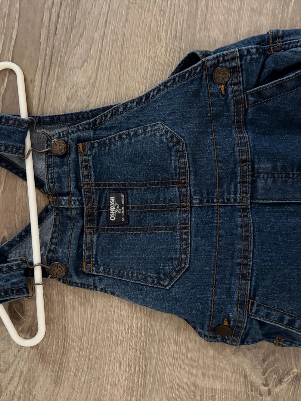 OshKosh B'gosh Dark Blue Denim Overalls for Kids
